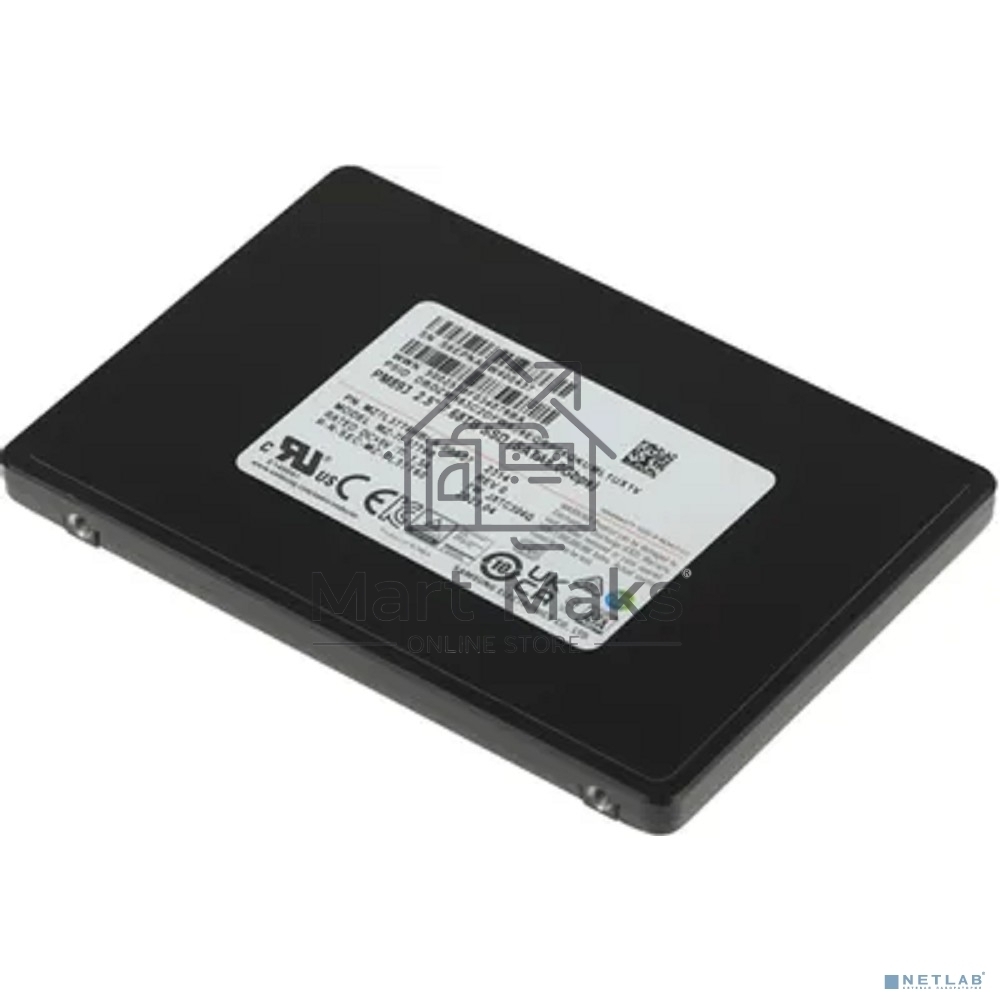 Накопитель SSD Samsung PM893, 7.68TB, SATA III, 2.5