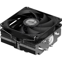 Кулер для процессора PCCooler RC400-53 (125W, 4-pin PWM, 53.5mm, Al/Cu, 4x6mm, 1x92mm, 43CFM, 31.2dBA, 2700RPM, S: 1851/1700/1200/20XX/115X, AM5/AM4, silver, black)
