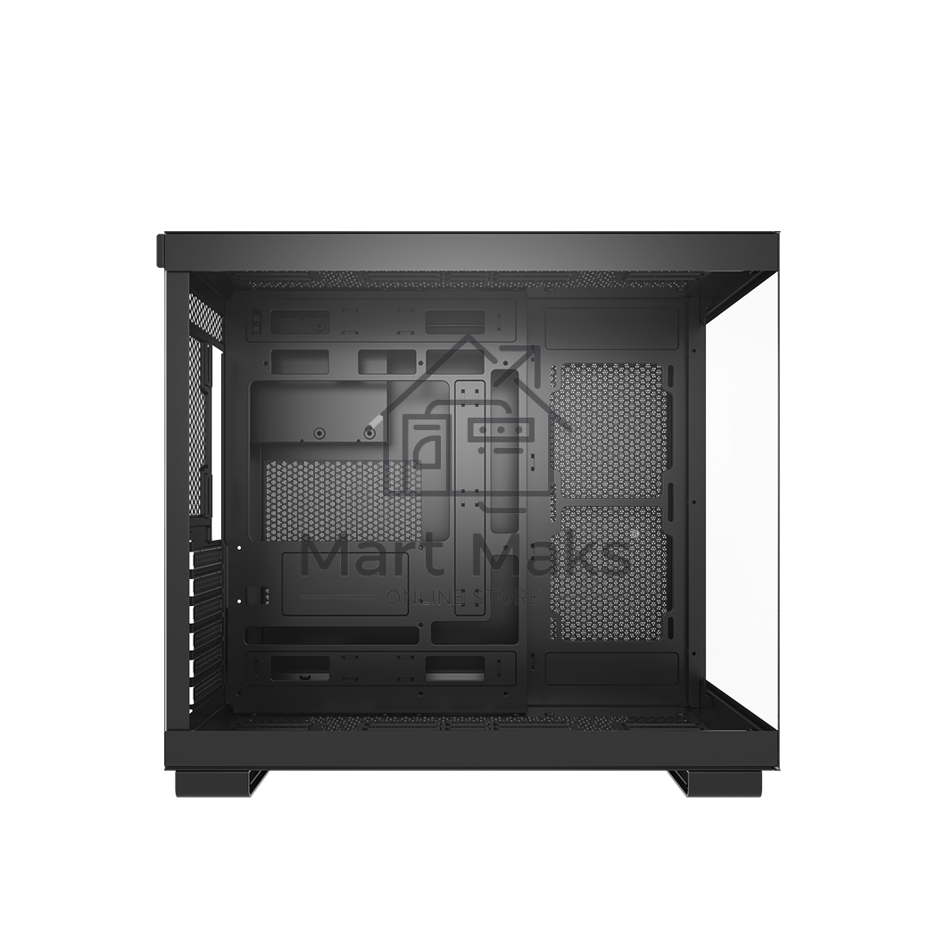 Компьютерный корпус без блока питания PCCOOLER C3 T500 BK, Panoramic Mid Tower, Black, TG, 0.7 SPCC, no fans ATX, mATX, mITX 175/400/200mm 1x2.5