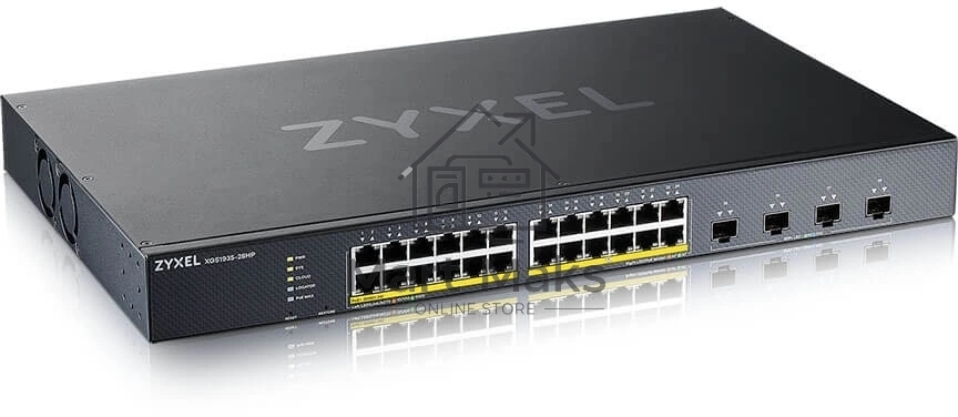 Коммутатор Smart L3 Lite PoE+ Zyxel NebulaFlex XGS1935-28HP, rack 19