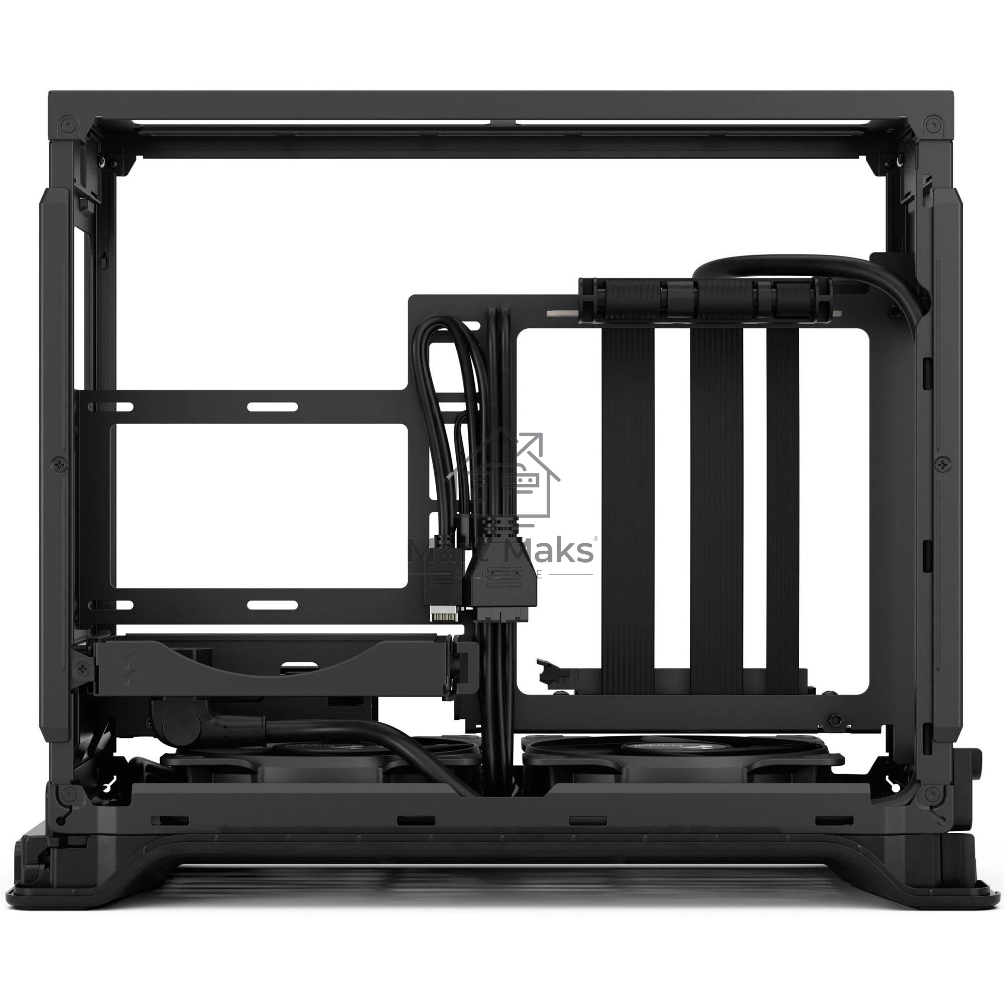 Корпус ПК без блока питания Fractal Design Era 2, Mini-Tower, 2x120mm, 2xUSB-A 3.0 + 1xUSB 3.2 Type-C, SFX PSU Support, mITX Charcoal Gray