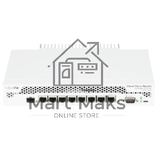Маршрутизатор Mikrotik CCR1009-7G-1C-PC with Tilera Tile-Gx9 CPU (9-cores, 1Ghz per core), 1Gb RAM, 7xGbit LAN, 1x Combo port (1xGbit LAN or SFP), RouterOS L6, passive cooling desktop enclosure, rackmount ears, PSU