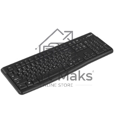 Клавиатура проводная Logitech K120 for business, USB черный (неоригинальная гравировка)