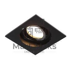 Встраиваемый поворотный точечный светильник Ambrella light TN102758 BK черный IP20 GU5.3 100*100*32