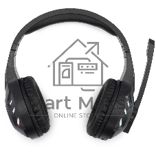 Гарнитура Oklick HS-L420G чёрный, беспроводная + проводная, Bluetooth, до 30 ч, подсветка