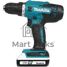 Дрель-шуруповерт Makita DF488D002, 18 В, 1,5 Ач, 42 Нм, щеточный