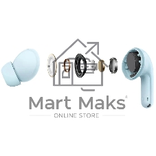 Наушники TWS Xiaomi Redmi Buds 8 Lite синий, внутриканальные, Bluetooth, до 7 ч