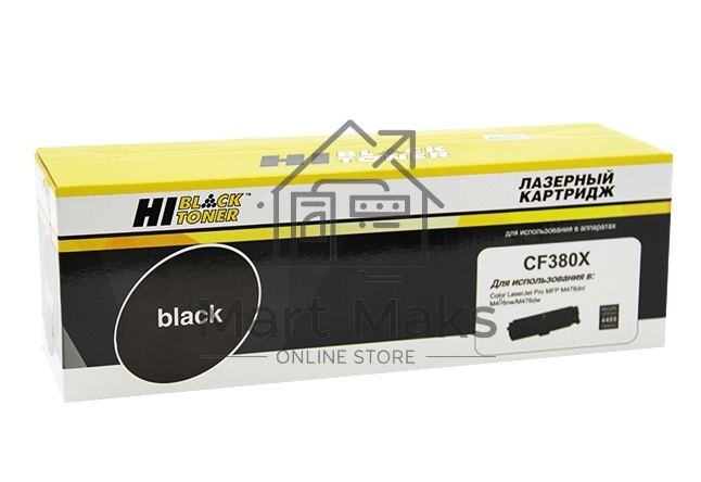 Картридж лазерный HP CLJ Pro MFP M476dn/dw/nw (Hi-Black) №312X, CF380X, BK, 4,4К