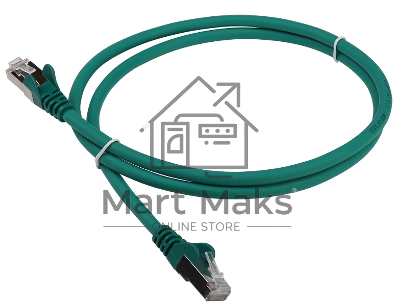 Патч-корд LANMASTER LSZH FTP кат.6, 5.0 м, зеленый