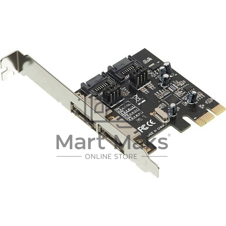 Контроллер PCI-E Noname ASM1061 SATA III 2xSATA Ret