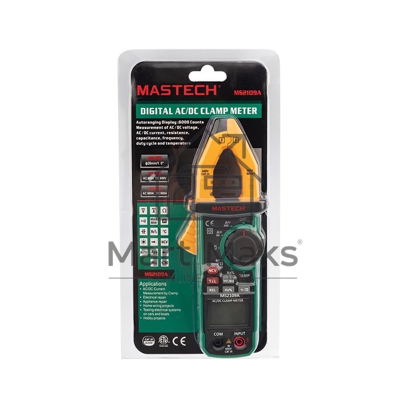 Токовые клещи MASTECH MS2109A 13-1309