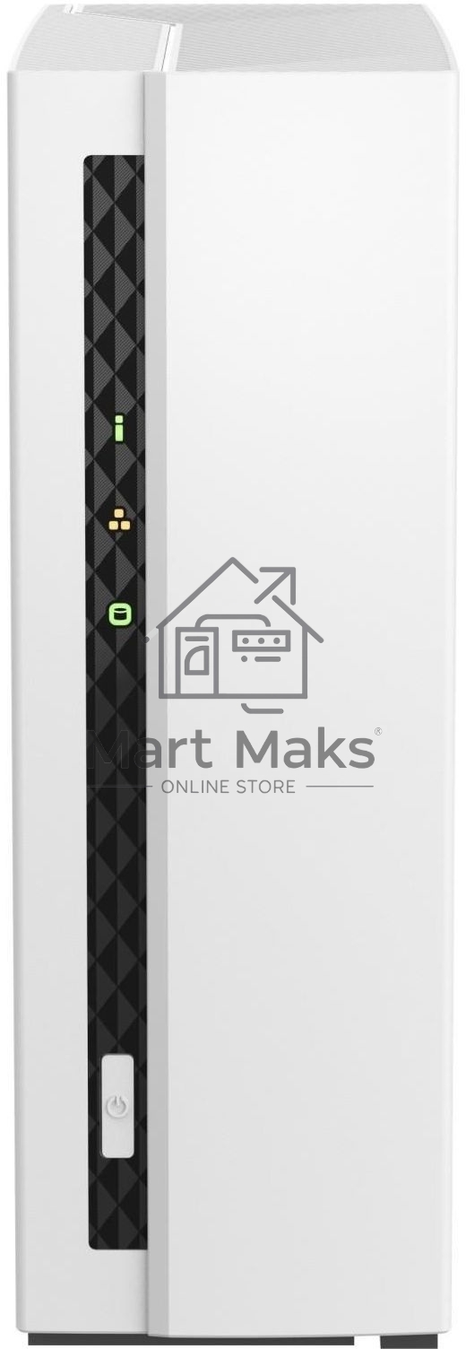 Сетевое хранилище SMB QNAP TS-133 NAS 1 HDD tray. ARM 4-core Cortex-A55 1.8GHz, ram 2 GB (max), 1x1GbE, 1xUSB 2.0 port,1xUSB 3.2 Gen 1