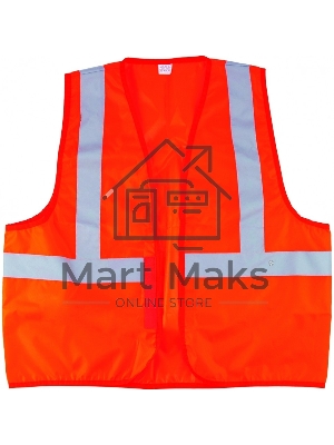 Жилет сигнальный Сибртех, оранжевый, размер XXL