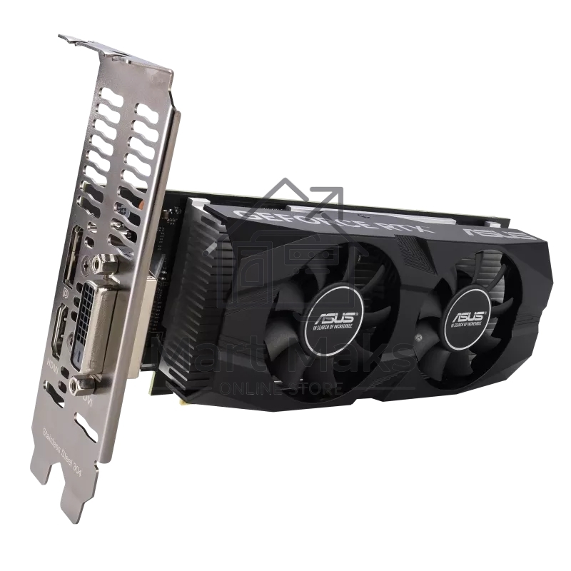 Видеокарта ASUS RTX3050 6GB RTX3050-O6G-LP-BRK PCIE16 RTX3050,DVI,HDMI,DP,6G,D6