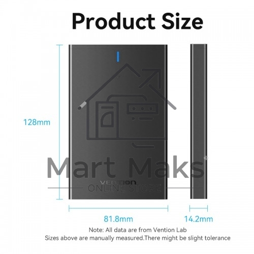Внешний корпус Vention для HDD/SSD 2.5