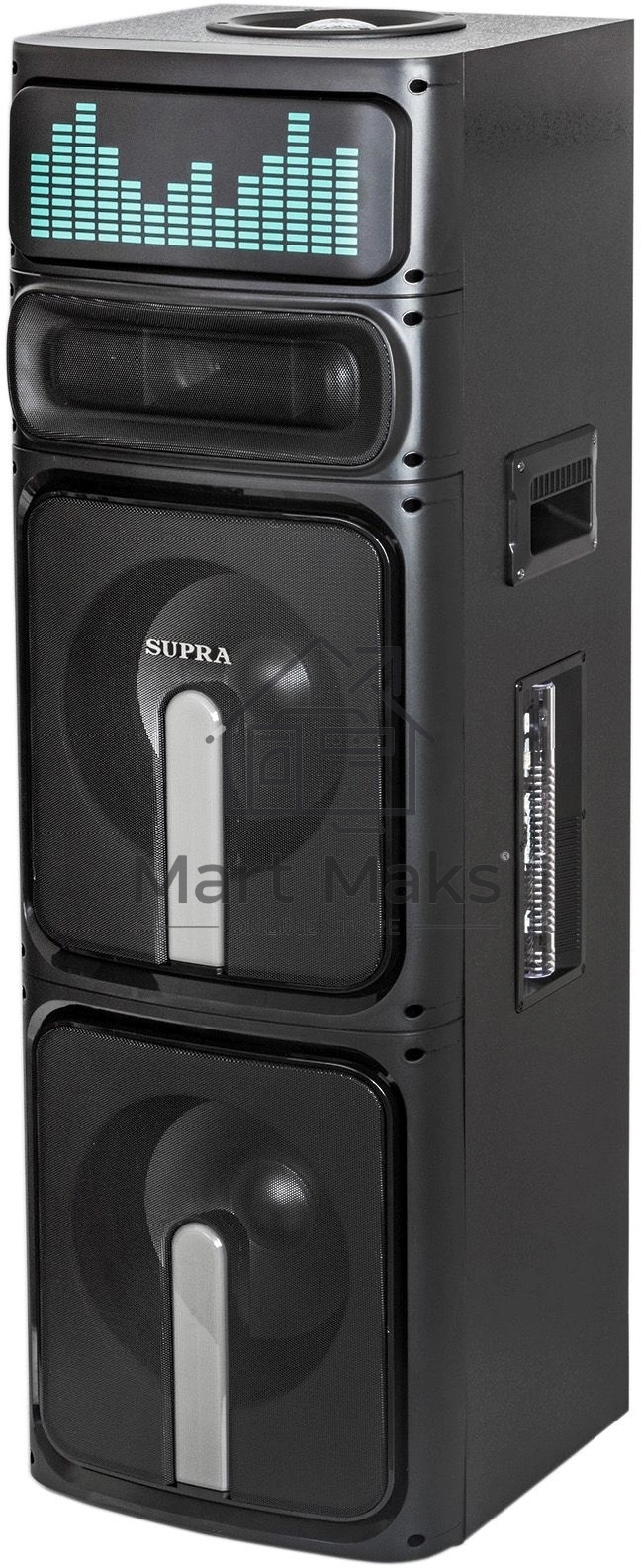 Минисистема Supra SMB-2050, 180Вт, FM USB BT SD, черный