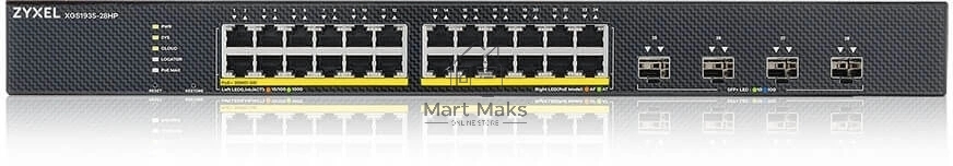 Коммутатор Smart L3 Lite PoE+ Zyxel NebulaFlex XGS1935-28HP, rack 19