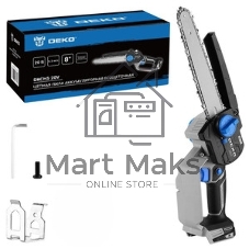 Пила цепная аккумуляторная DEKO DKCHS 20-4 [063-4480] 20В, 1x2.0А·ч