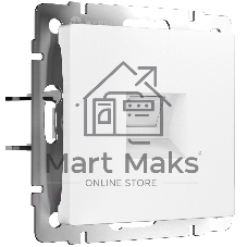 Розетка Ethernet RJ-45 (белый матовый)