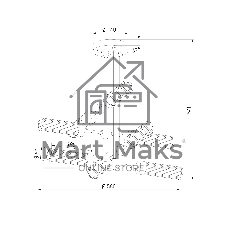 60166/8 /потолочный светильник/  латунь Smart