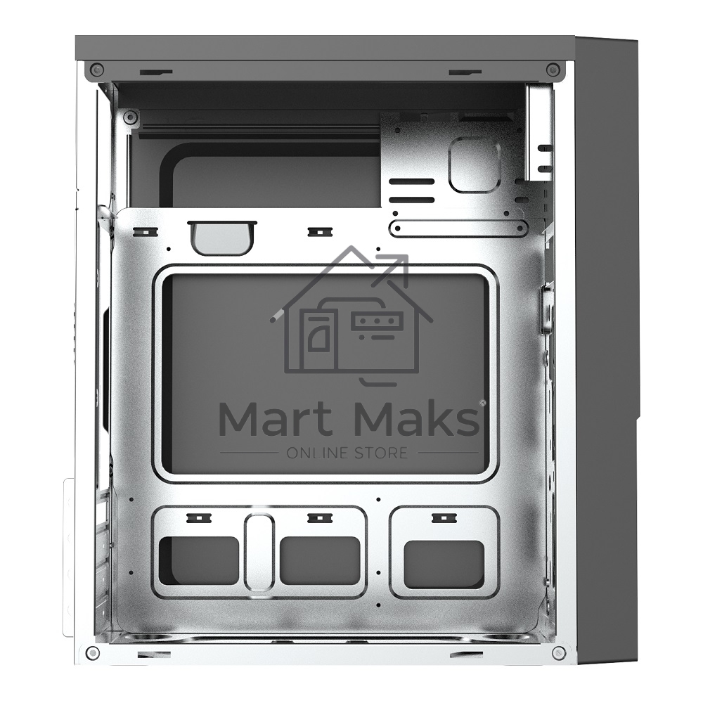 Компьютерный корпус Сase Forza mATX, 450W, 2xUSB2.0, Black, w/o FAN, 12 cm fan PSU, power cord