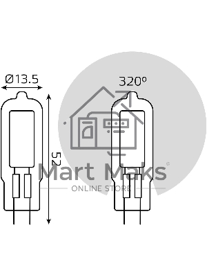 Лампа cветодиодная Gauss G4 AC220-240V 3.5W 260lm 4100K стекло LED