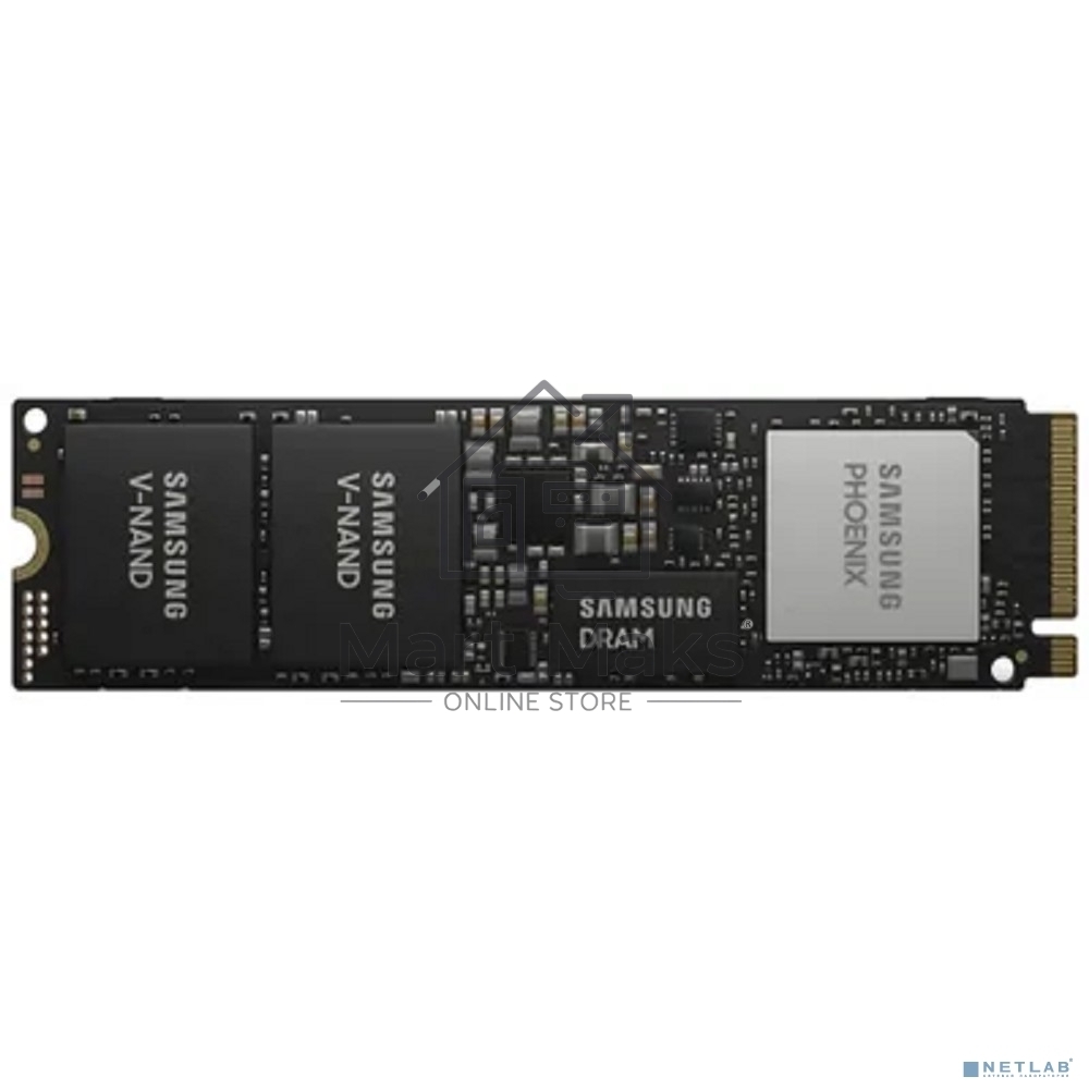 Накопитель SSD Samsung PM9A1, 1000ГБ, M.2 2280, PCIe 4.0 x4, NVMe, R/W 7000/5100