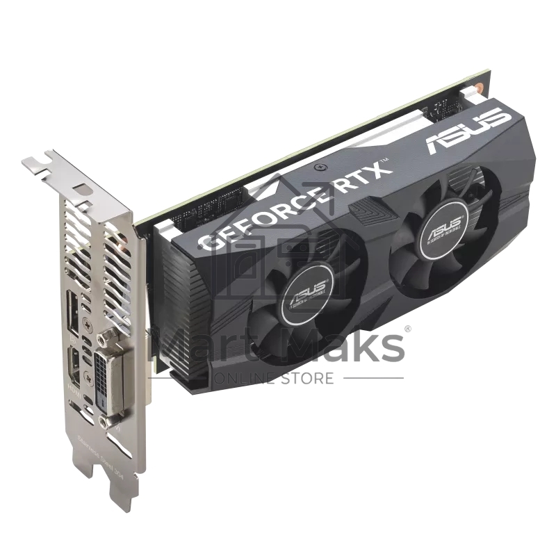 Видеокарта ASUS RTX3050 6GB RTX3050-O6G-LP-BRK PCIE16 RTX3050,DVI,HDMI,DP,6G,D6