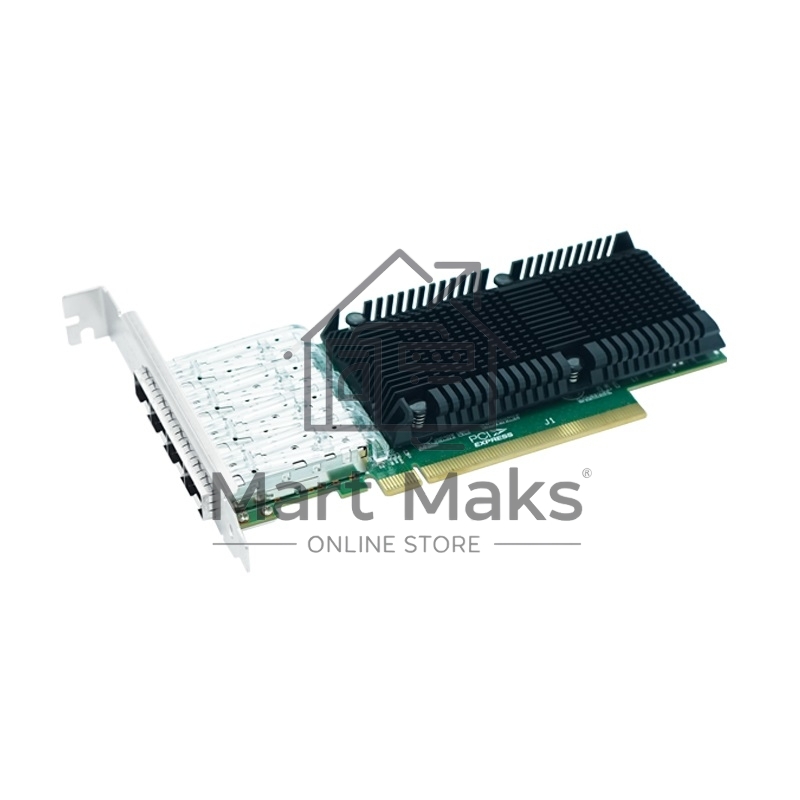 Сетевая карта LR-Link LRES1023PF-4SFP28 PCIe 4.0 x16, Intel E810, 4*SFP28 10/25G NIC Card (303738)