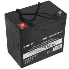 Аккумуляторная батарея ExeGate DT 1255 (12V 55Ah, болт М6)