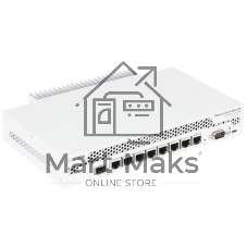 Маршрутизатор Mikrotik CCR1009-7G-1C-PC with Tilera Tile-Gx9 CPU (9-cores, 1Ghz per core), 1Gb RAM, 7xGbit LAN, 1x Combo port (1xGbit LAN or SFP), RouterOS L6, passive cooling desktop enclosure, rackmount ears, PSU
