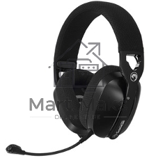 Гарнитура MARVO HG9086W Pulz 70W чёрный, беспроводная + проводная, радиоканал, до 10 ч, съёмный микрофон, подсветка, совместимость с PS5, Xbox