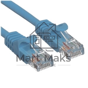 Патч-корд ACD-LPU5E-50L сat.5e UTP 24AWG 4Pair, 7/0.18мм CCA синий, 5.0м