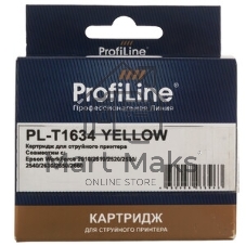 Картридж струйный ProfiLine PL-T1634 для принтеров Epson WorkForce 2010/2510/2520/2530/2540/2630/2650/2660 с чернилами Yellow