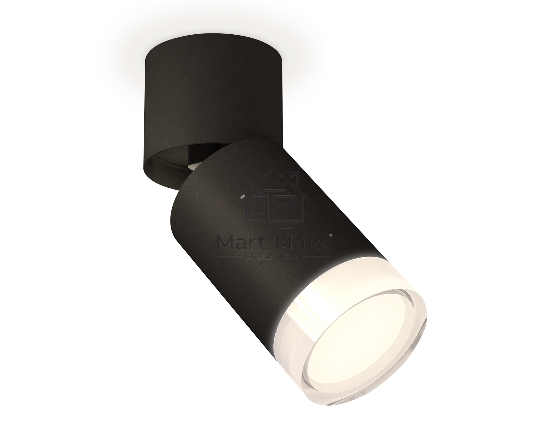 Светильник Ambrella Light XM6313080 SBK/FR/CL черный песок/белый матовый/прозрачный MR16 GU5.3 (A2221, C6313, N6241)