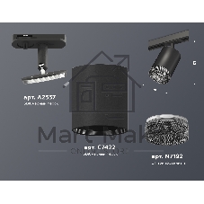 Светильник Ambrella light XT7422010 SBK/BK черный песок/тонированный MR16 GU5.3 (A2537, C7422, N7192)
