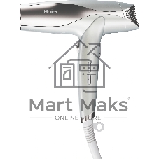 Фен Haier HHD-602 белый, 1600 Вт, ионизация