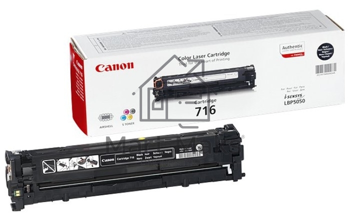 Картридж лазерный Canon Cartridge 716BK (1980B002) черный (2300 стр.) для Canon LBP-5050/5050N