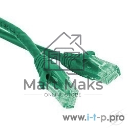 Патч-корд Hyperline PC-LPM-UTP-RJ45-RJ45-C6-2M-LSZH-GN U/UTP, Cat.6, LSZH, 2 м, зеленый
