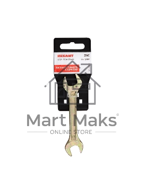 Ключ гаечный рожковый Rexant 12х13 мм, желтый цинк