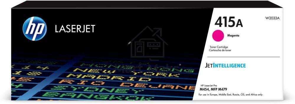 Картридж лазерный HP 415A W2033A пурпурный для HP HP LJ M454/MFP M479 (2100стр.)