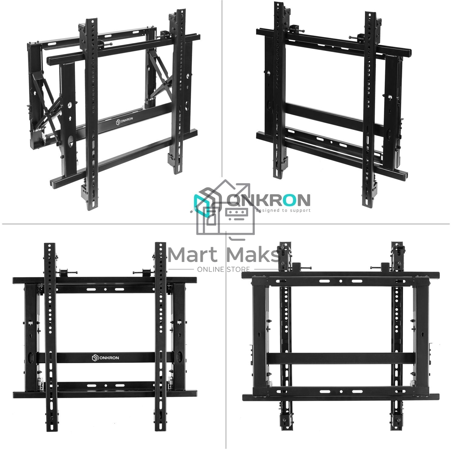 Настенное крепление ONKRON PRO7G для видеостен 50”-70