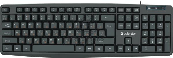 Клавиатура Defender Concept HB-164 проводная, USB, черный
