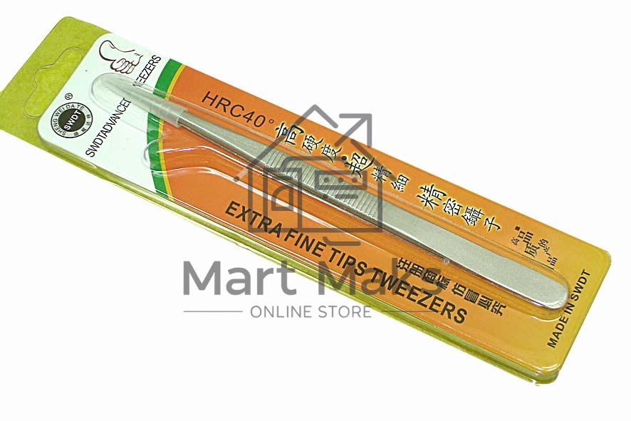 Пинцет SWDT антимагнитный, прямой, 140мм