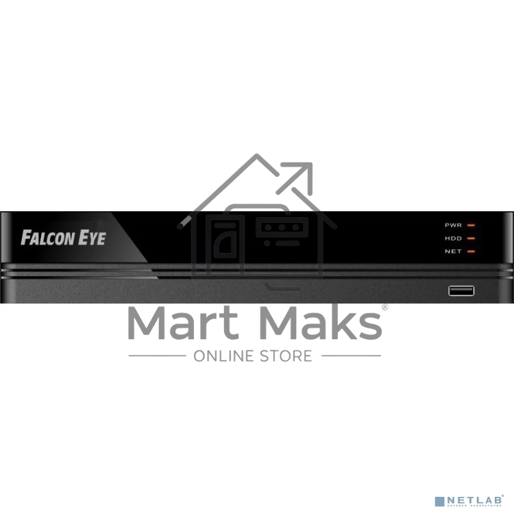 Видеорегистратор Falcon Eye FE-MHD2216 16 канальный 5 в 1 регистратор: запись 16кан 5Мп Lite*12k/с; 1080P*15k/с; 720P*25k/с; Н.264/H.265/H265+; HDMI, VGA, SATA*2 (до 10TB HDD), 2 USB; Аудио 1/1