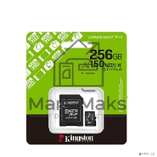 Флеш карта microSDXC 256Gb Kingston SDCS3/256Gb Canvas Select Plus + adapter