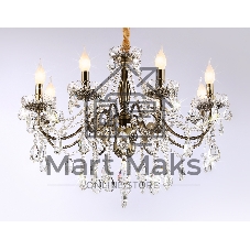 Светильник Ambrella light TR4950/8 SB/CL бронза/прозрачный E14/8 max 40W D620*585