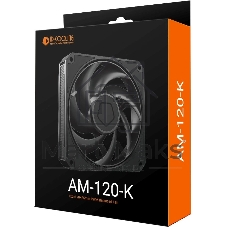 Вентилятор для корпуса ID-Cooling AM-120-K 120х120x25 черный 4-pin 31дБ Ret