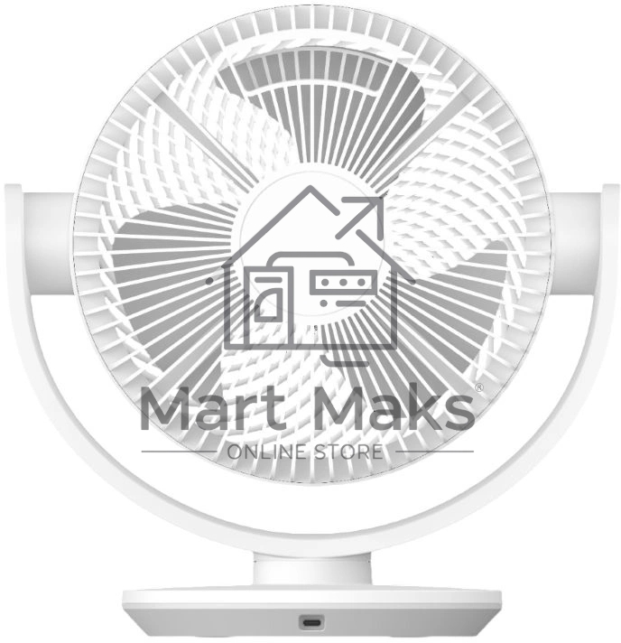Вентилятор Xiaomi Smart Desktop Air Circulation Fan белый, настольный, 18 Вт, 100 скоростей, 20 см
