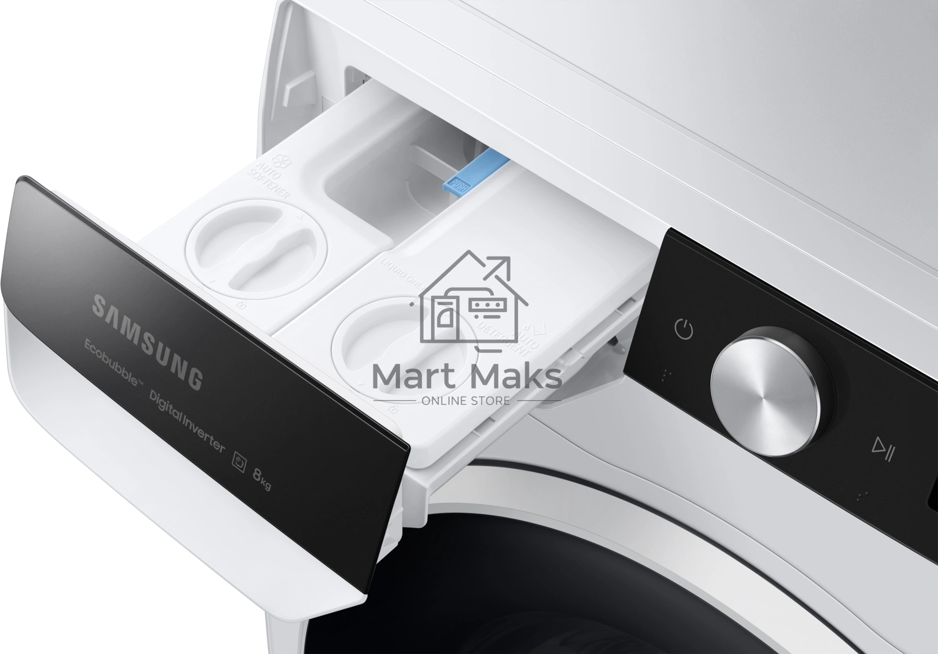 Стиральная машина Samsung WW80AG6L28WELP класс: A+++ загр.фронтальная макс.:8кг белый